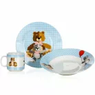 Porcelán Étkészlet 3 részes Teddy Bear