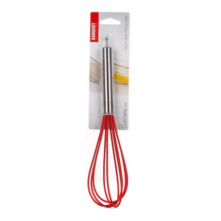 Szilikon Habverő 25 Cm Banquet Culinaria Red