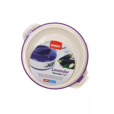 Banquet Thermo Edény Tetővel 3,5 L Levendula