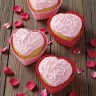 Muffinforma Szett Szilikon Szív Alakú