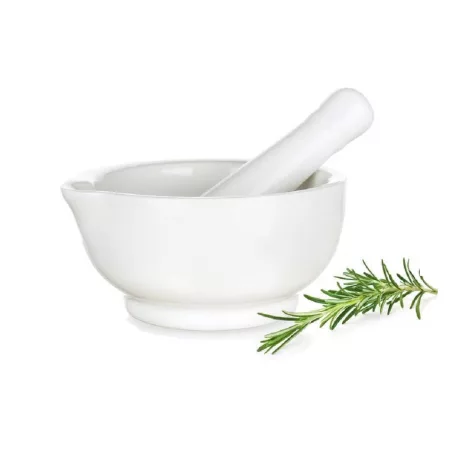 Mozsár+Törő Kerámia Fehér 11,5 cm
