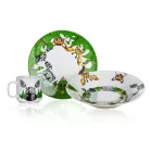 Porcelán Étkészlet 3 részes Jungle