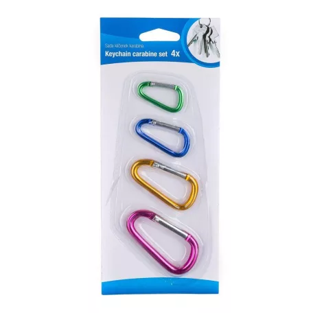 Kulcstartó Karabiner 4 db-os