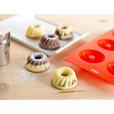 Szilikonos Kugló Sütőforma 6 db-os Culinaria