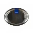 Rozsdamentes Ovál Tálca 25 cm Azora