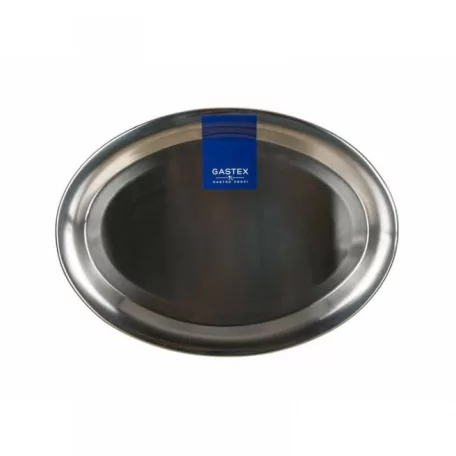 Rozsdamentes Ovál Tálca 25 cm Azora