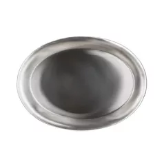 Rozsdamentes Ovál Tálca 25 cm Azora