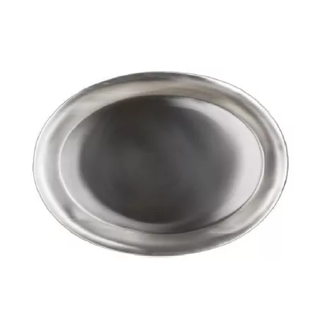 Rozsdamentes Ovál Tálca 25 cm Azora