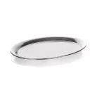 Rozsdamentes Ovál Tálca 25 cm Azora