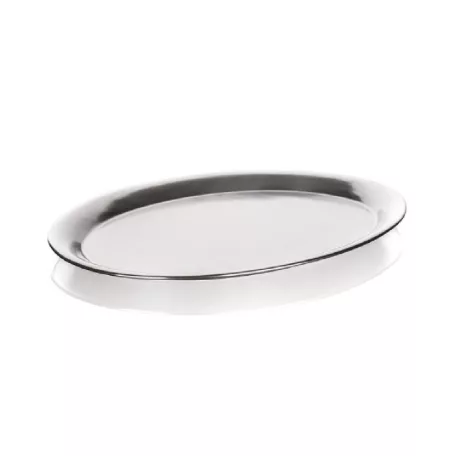 Rozsdamentes Ovál Tálca 25 cm Azora