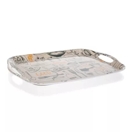 Füles Tálca Melamin Retro Kitchen 36 x 25,5 cm