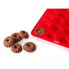 Szilikon Mini Kuglóf Forma 24 db-os Culinaria