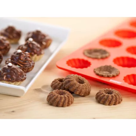 Szilikon Mini Kuglóf Forma 24 db-os Culinaria