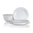 BORMIOLI EBRO Fehér étkészlet 19 Részes 05402404