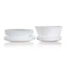 BORMIOLI EBRO Fehér étkészlet 19 Részes 05402404
