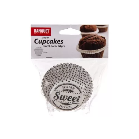 Muffinpapír Sweet Home Mintás 60 Db-os Banquet
