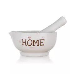 Mozsár+Törő Kerámia Home 11,5 cm