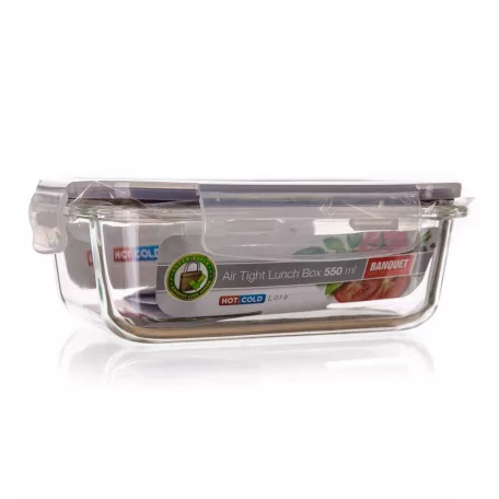 Lora üveg ételtároló 550 ml