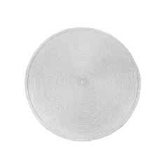 Tányéralátét Kerek Szürke 38 cm