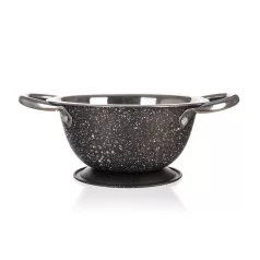 Banquet Rozsdamentes Szűrőtál 16 Cm Granite Brown