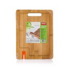 Bambusz Vágódeszka Késélezővel 28x21 Cm Brillante