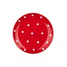 Piros Pöttyös Desszertes Tányér 18,6 Cm Banquet