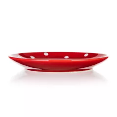 Piros Pöttyös Desszertes Tányér 18,6 Cm Banquet