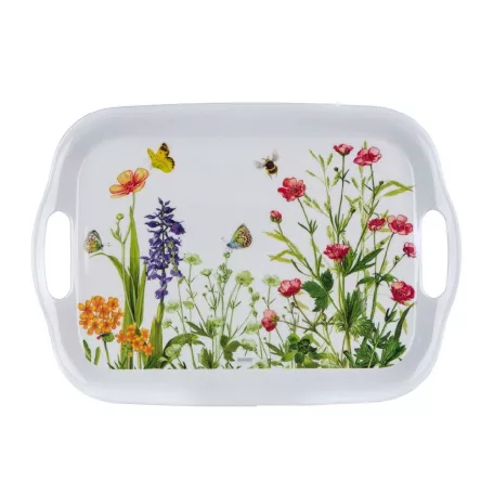 Füles Tálca Melamin Meadow Virágos 36 x 25,5 cm