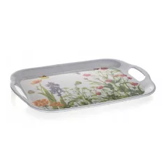 Füles Tálca Melamin Meadow Virágos 36 x 25,5 cm