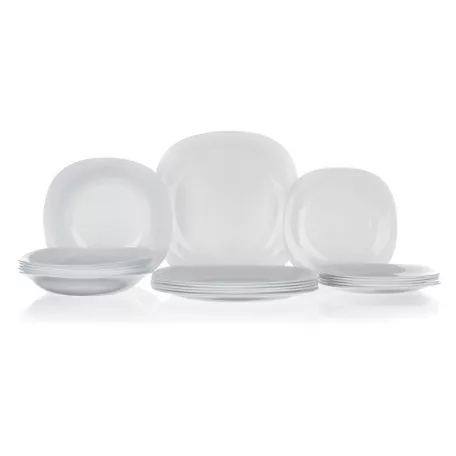 BORMIOLI PARMA Fehér étkészlet 18 Részes 05498930