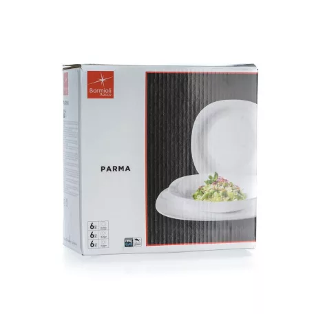 BORMIOLI PARMA Fehér étkészlet 18 Részes 05498930