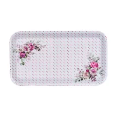 Tálca Melamin 30 x 16 cm Rose