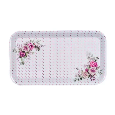 Tálca Melamin 30 x 16 cm Rose
